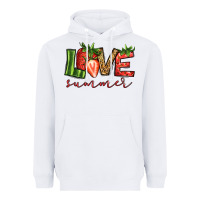 White love summer strawberry Heavyweight Hoodie - Jasminsmagicworld