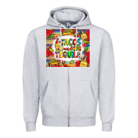 Heather Grey tacos and tequila Zipper Hoodie - RanaPortraitStore