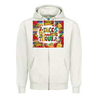 Oatmeal Heather tacos and tequila Zipper Hoodie - RanaPortraitStore