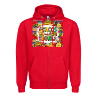 Red tacos and tequila Zipper Hoodie - RanaPortraitStore