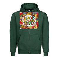 Sports Green tacos and tequila Zipper Hoodie - RanaPortraitStore