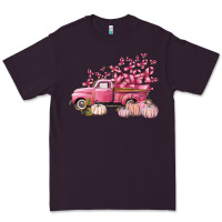 Plum Breast Cancer truck Premium Tee - FaDigitalArtStudio