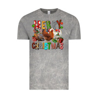 Cloud Rock Merry christmas chickens Vintage Tee - FaDigitalArtStudio