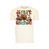 Vintage Arctic Merry christmas chickens Vintage Tee - FaDigitalArtStudio