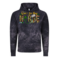 Cloud Black one lucky nurse Vintage Hoodie - CowhideDigitalArt