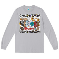 Moon Dust Histtory Teacher Long Sleeve Tee - CowhideDigitalArt