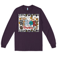 Plum Histtory Teacher Long Sleeve Tee - CowhideDigitalArt