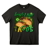 Asphalt Irish i had tacos Heavy Core Tee - CowGirlArtShop