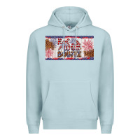 Blue Mist red white boujee Premium Hoodie - Artiststas