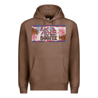 Chestnut red white boujee Premium Hoodie - Artiststas