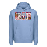 Colony Blue red white boujee Premium Hoodie - Artiststas
