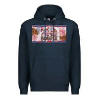 Navy red white boujee Premium Hoodie - Artiststas