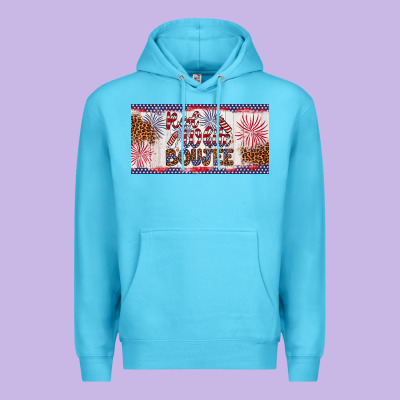 Red White Boujee Premium Hoodie Designed By Artiststas