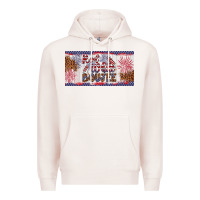 Pale Pink red white boujee Premium Hoodie - Artiststas