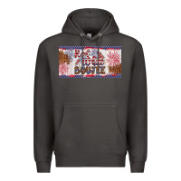 Smoke red white boujee Premium Hoodie - Artiststas