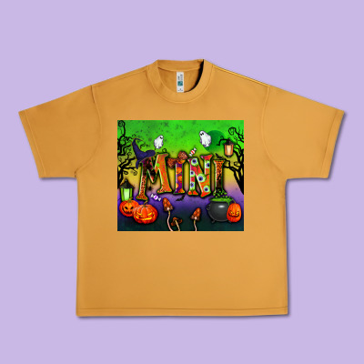 Halloween Mini Tumbler Urban Heavy Tee Designed By Bundleandbundleshop