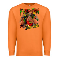 Carrot Free-ish since 1865 Juneteenth black girl sneakers Premium Sweatshirt - RanaPortraitStore