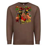 Chestnut Free-ish since 1865 Juneteenth black girl sneakers Premium Sweatshirt - RanaPortraitStore