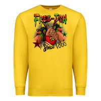Lemon Free-ish since 1865 Juneteenth black girl sneakers Premium Sweatshirt - RanaPortraitStore