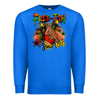 True Royal Free-ish since 1865 Juneteenth black girl sneakers Premium Sweatshirt - RanaPortraitStore
