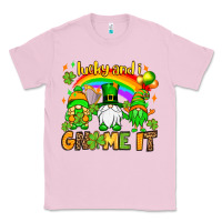Bubblegum Pink St. Patrick's Lucky and i gnome it Classic Tee - OliviaCreatesArt