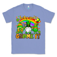 Colony Blue St. Patrick's Lucky and i gnome it Classic Tee - OliviaCreatesArt
