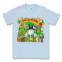 Dusty Blue St. Patrick's Lucky and i gnome it Classic Tee - OliviaCreatesArt