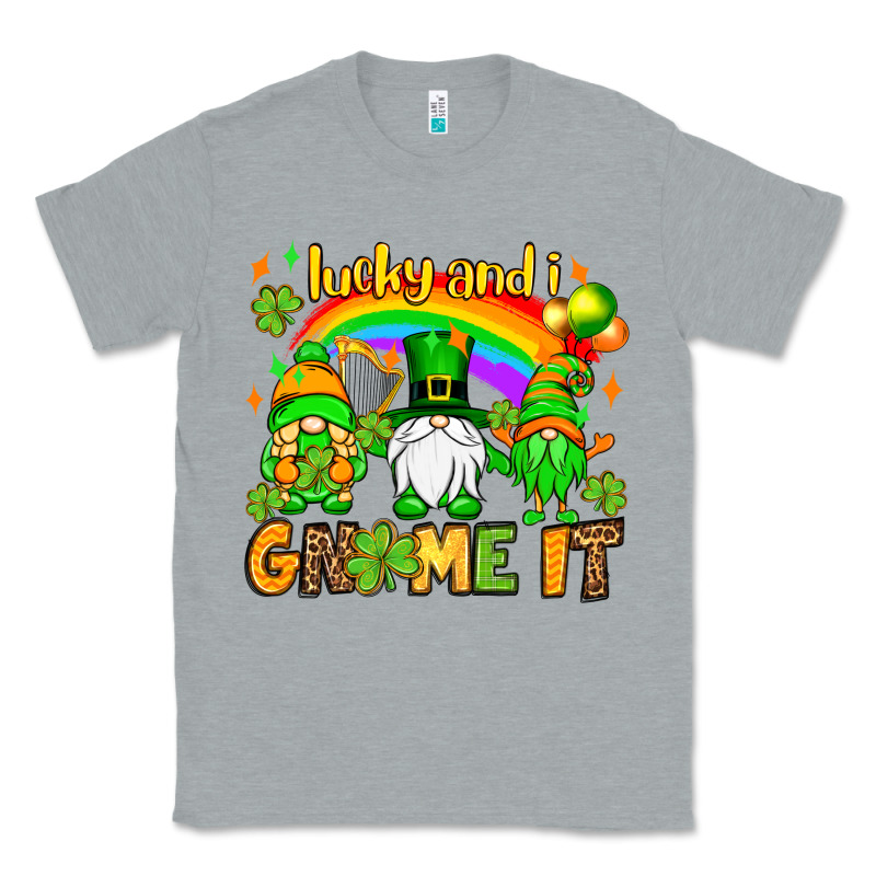 St. Patrick's Lucky And I Gnome It Classic Tee by OliviaCreatesArt | Teevron