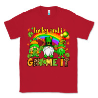 Red St. Patrick's Lucky and i gnome it Classic Tee - OliviaCreatesArt
