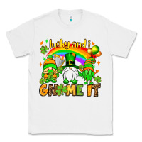White St. Patrick's Lucky and i gnome it Classic Tee - OliviaCreatesArt