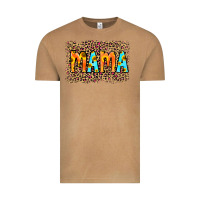Vintage Camel Leopard Sunflower Mama Vintage Tee - RanaPortraitStore
