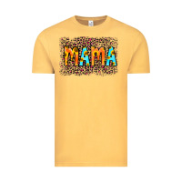 Vintage Mustard Leopard Sunflower Mama Vintage Tee - RanaPortraitStore