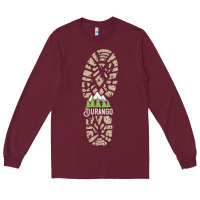 Burgundy hiking durango colorado mountains hiking Long Sleeve Tee - baoMotion