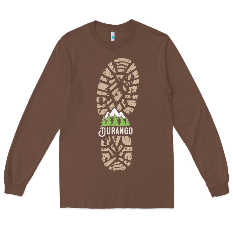 Hiking Durango Colorado Mountains Hiking Long Sleeve Tee by baoMotion | Teevron