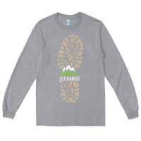 Heather Grey hiking durango colorado mountains hiking Long Sleeve Tee - baoMotion