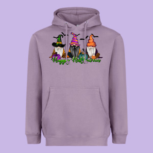 Happy Halloween Gnome Pumpkin Heavyweight Hoodie Designed By Ranaportraitstore