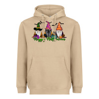 Mushroom Happy Halloween Gnome Pumpkin Heavyweight Hoodie - RanaPortraitStore