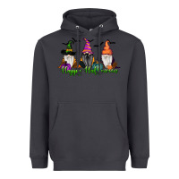 Smoke Happy Halloween Gnome Pumpkin Heavyweight Hoodie - RanaPortraitStore