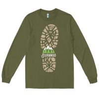 Army Green hiking durango colorado mountains hiking Long Sleeve Tee - baoMotion