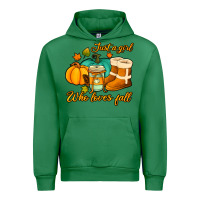 Emerald just a girl who loves fall Urban Hoodie - Jasminsmagicworld