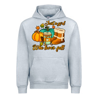Heather Grey just a girl who loves fall Urban Hoodie - Jasminsmagicworld