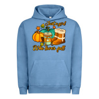 Pigment Pebble Blue just a girl who loves fall Urban Hoodie - Jasminsmagicworld