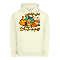 Pigment Pistachio just a girl who loves fall Urban Hoodie - Jasminsmagicworld