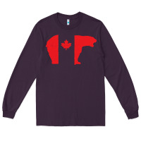 Plum canada t shirt love canada bear proud canadian canada day t shirt Long Sleeve Tee - baoMotion