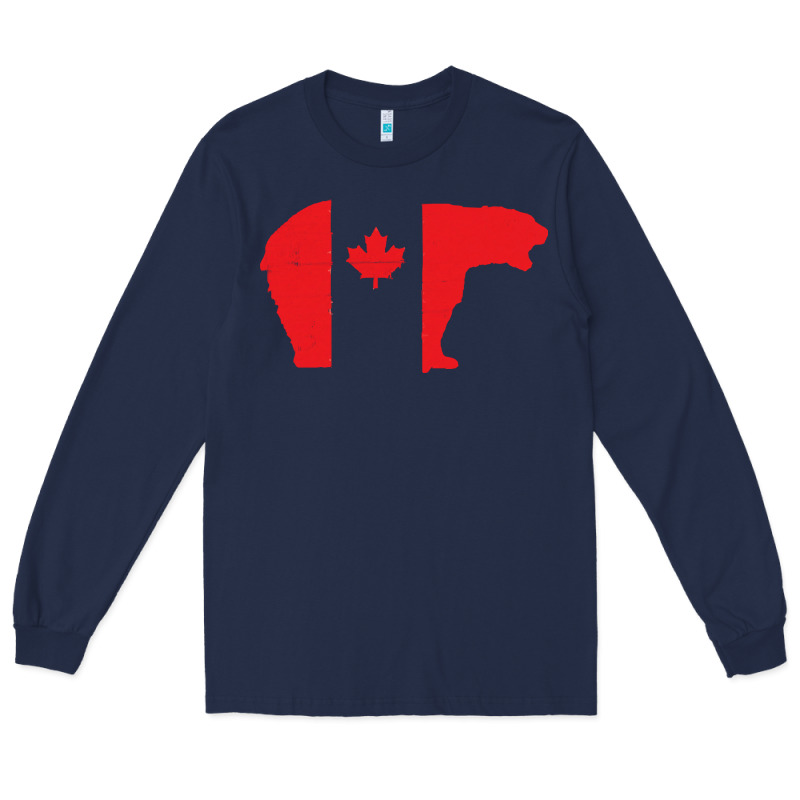 Canada T Shirt Love Canada Bear Proud Canadian Canada Day T Shirt Long Sleeve Tee by baoMotion | Teevron