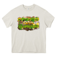 Cream Err body in the pub gettin shamrocked Heavy Core Tee - HowdyJamesFarm