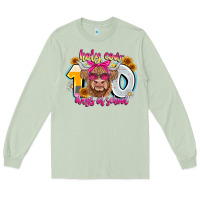 Matcha Holy Cow 100 Days Of School Long Sleeve Tee - CowhideDigitalArt