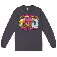 Smoke Holy Cow 100 Days Of School Long Sleeve Tee - CowhideDigitalArt