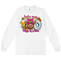 Holy Cow 100 Days Of School Long Sleeve Tee | Teevron