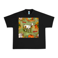 Black fall goats seamless pattern Urban Heavy Tee - BundleAndBundleShop